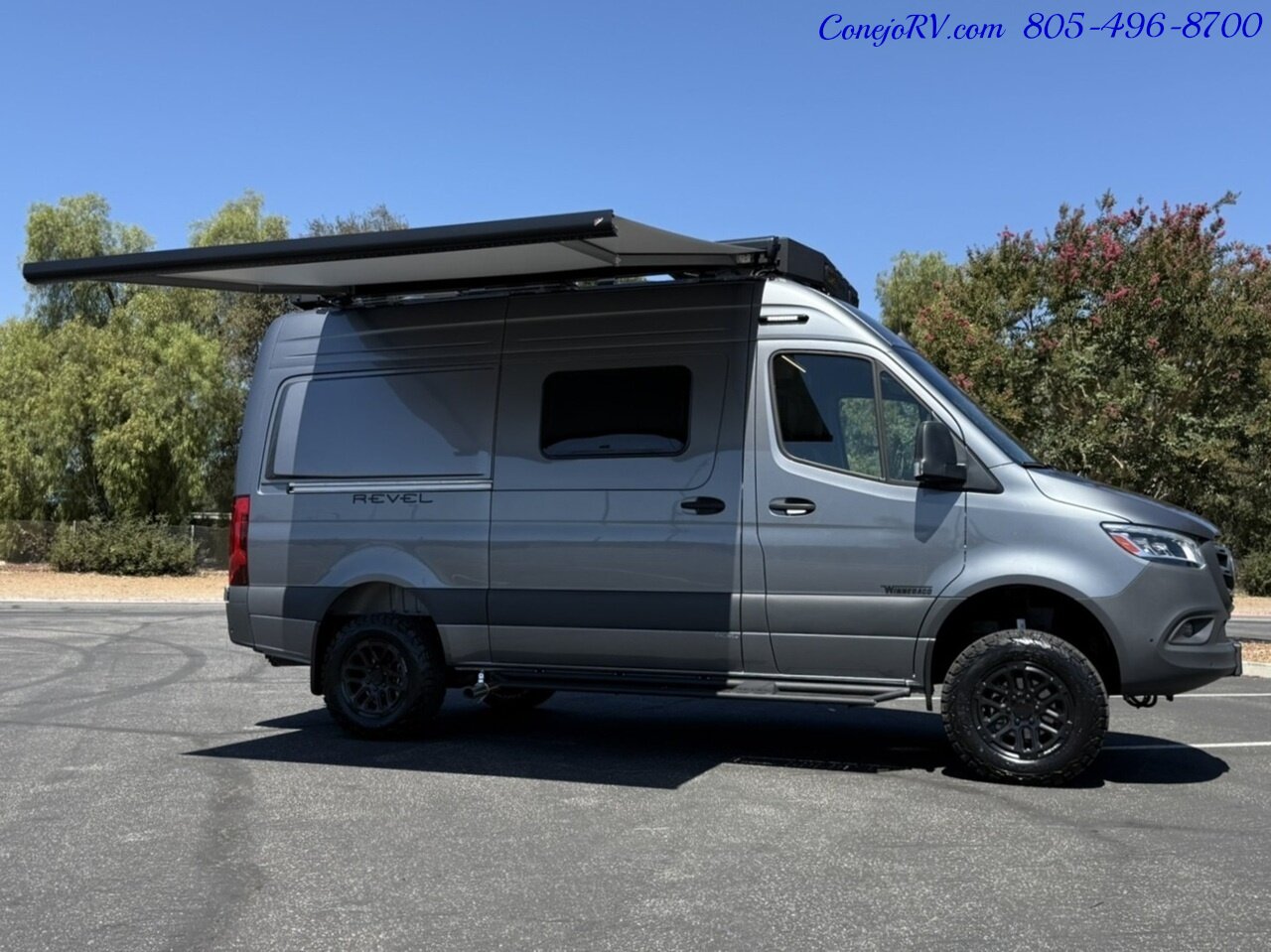 2025 Winnebago Revel 44E AWD Sprinter Mercedes Turbo Diesel, 8.4KWH  Lithionics System - Photo 37 - Thousand Oaks, CA 91360