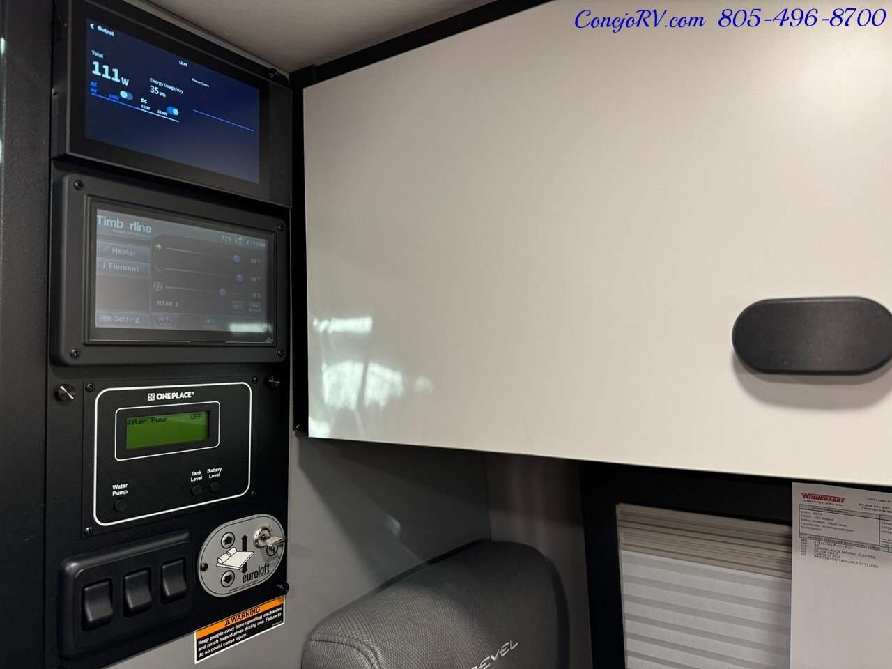 2025 Winnebago Revel 44E AWD Sprinter Mercedes Turbo Diesel, 8.4KWH  Lithionics System - Photo 9 - Thousand Oaks, CA 91360