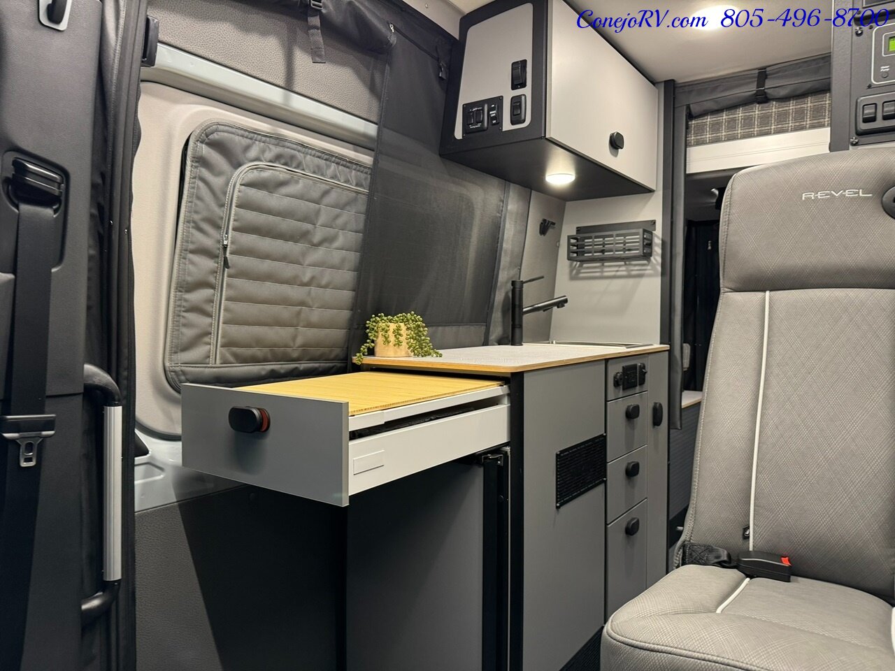 2025 Winnebago Revel 44E AWD Sprinter Mercedes Turbo Diesel, 8.4KWH  Lithionics System - Photo 7 - Thousand Oaks, CA 91360