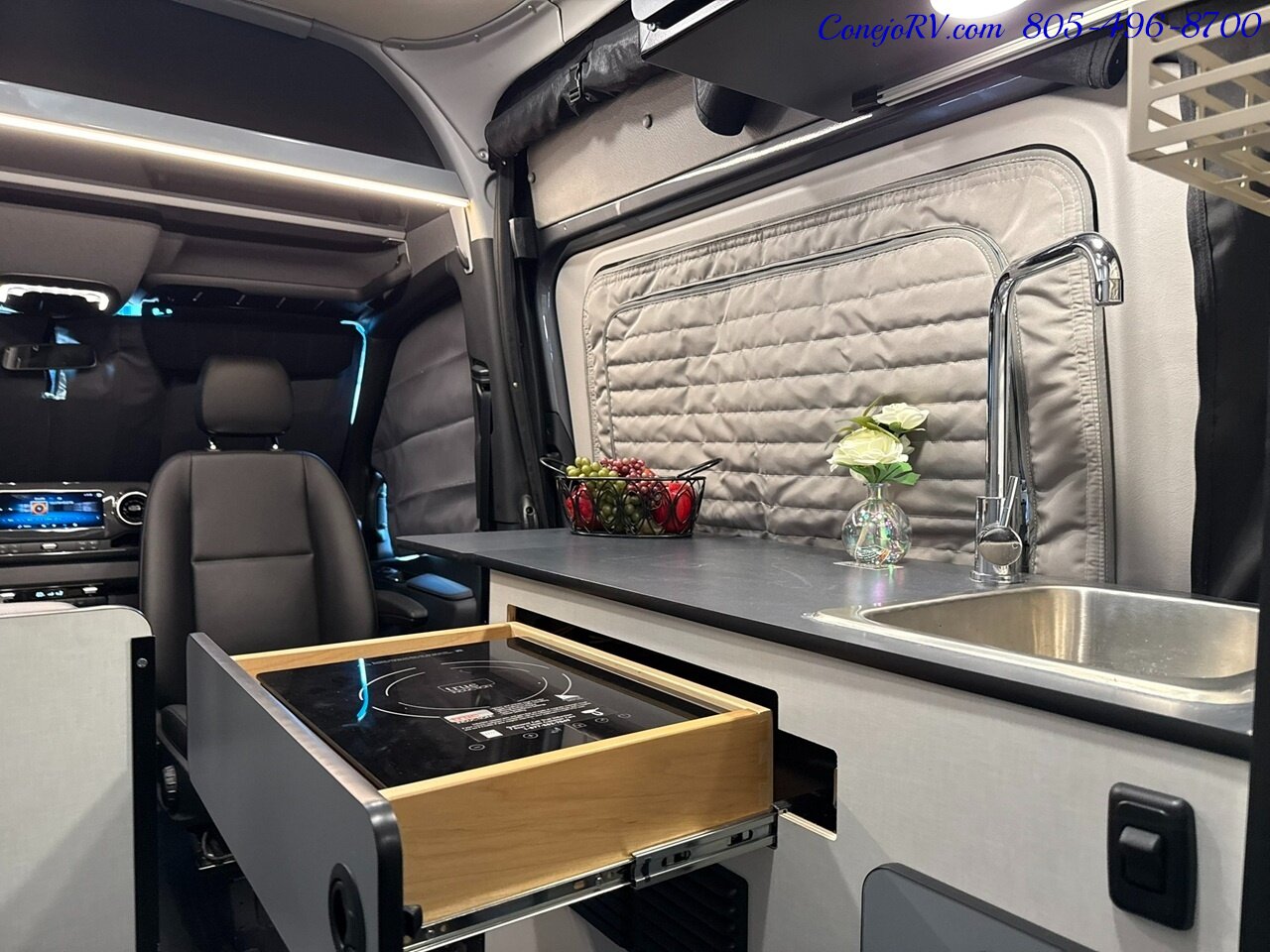 2024 Winnebago Revel Sport 44N AWD Sprinter Mercedes Turbo Diesel, 4.1kWh Lithionics Lithium System - Photo 15 - Thousand Oaks, CA 91360