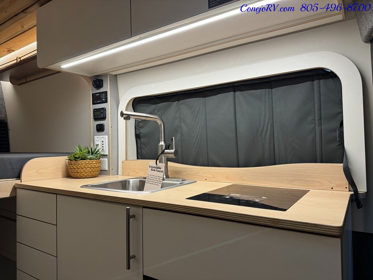 2024 Dave & Matt Vans LV3 Lithium Kitchenette Rear Bed Roof AC 3K Inverter   - Photo 8 - Thousand Oaks, CA 91360