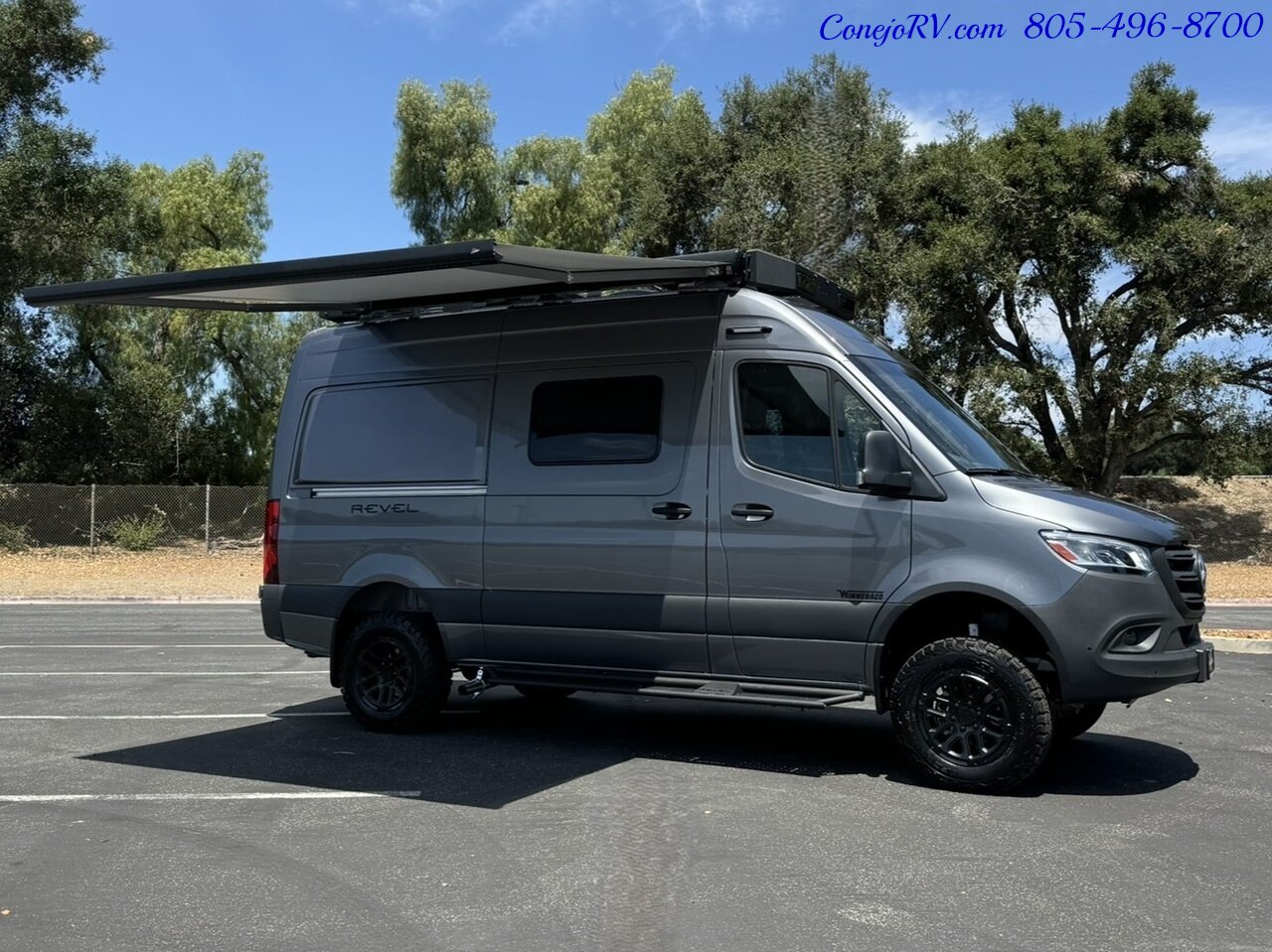 2025 Winnebago Revel 44E AWD Sprinter Mercedes Turbo Diesel, 8.4KWH  Lithionics System - Photo 40 - Thousand Oaks, CA 91360