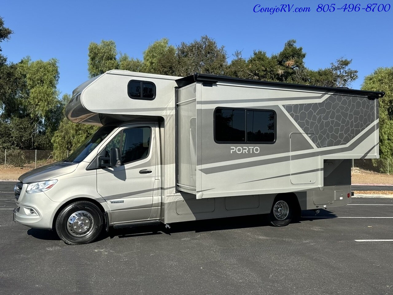 2025 Winnebago Porto 24P Full Wall Slide-Out Mercedes Turbo Diesel Full  Body Paint - Photo 1 - Thousand Oaks, CA 91360