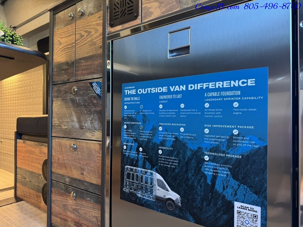 2025 Outside Van Syncline Mercedes 144 Turbo Diesel 1030AH Lithium AWD Adventure Van Custom Upgrades - Photo 9 - Thousand Oaks, CA 91360
