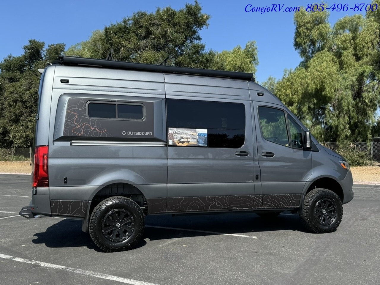 2024 Outside Van Syncline Mercedes AWD 144 Turbo Diesel 1030AH Lithium  Adventure Van Custom Upgrades - Photo 4 - Thousand Oaks, CA 91360