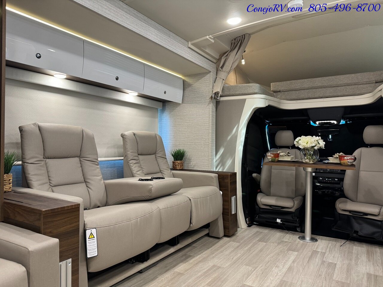 2025 Winnebago Navion 24D Full Wall Slide-Out Mercedes Turbo Diesel Full  Body Paint - Photo 29 - Thousand Oaks, CA 91360