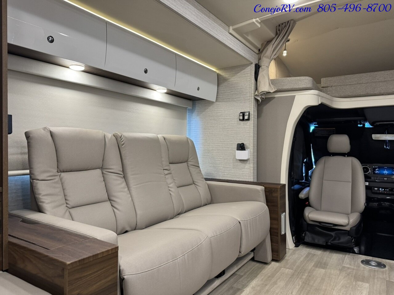 2025 Winnebago Navion 24D Full Wall Slide-Out Mercedes Turbo Diesel Full Body Paint 3K Miles - Photo 28 - Thousand Oaks, CA 91360
