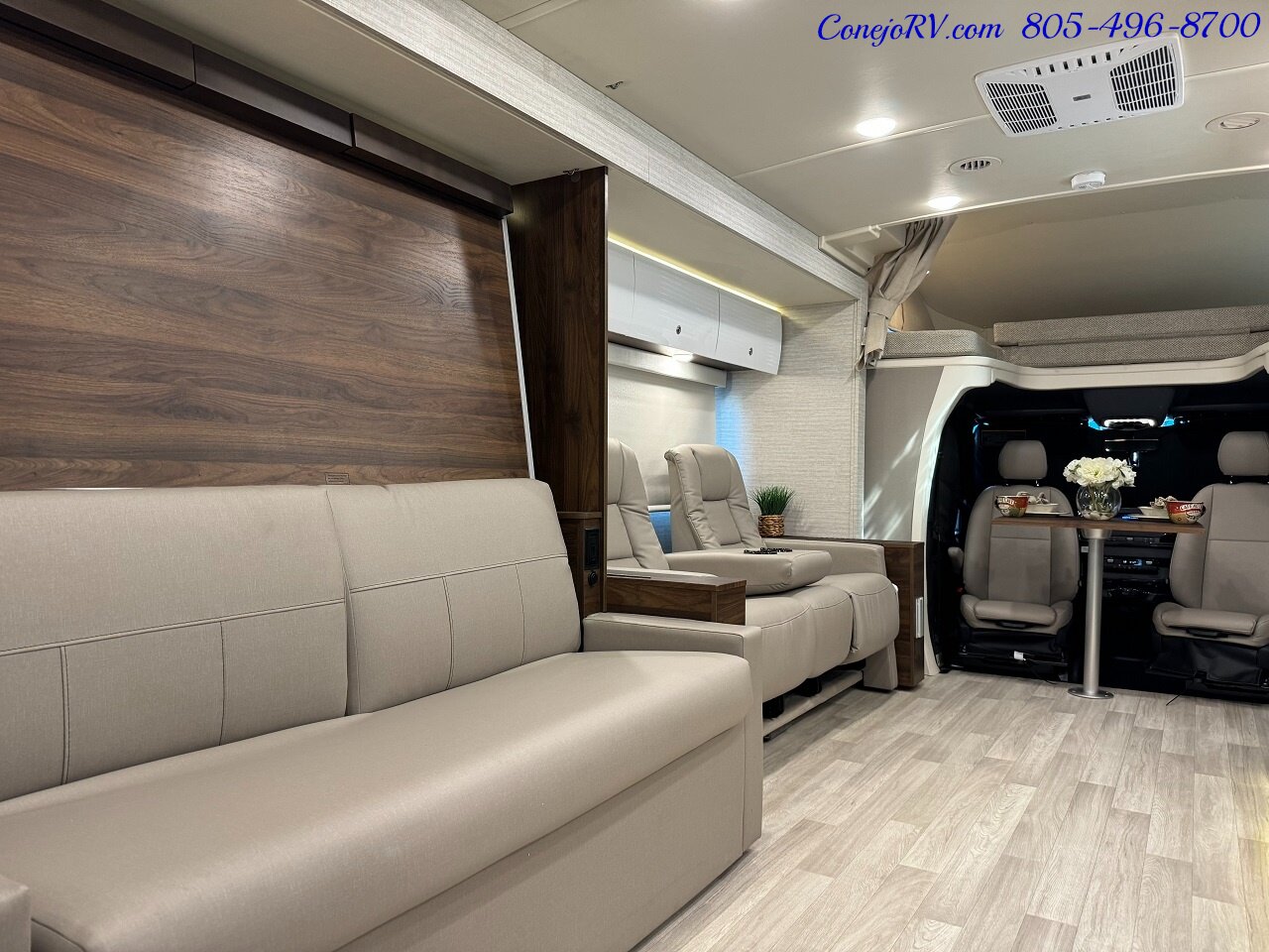 2025 Winnebago Navion 24D Full Wall Slide-Out Mercedes Turbo Diesel Full  Body Paint - Photo 27 - Thousand Oaks, CA 91360