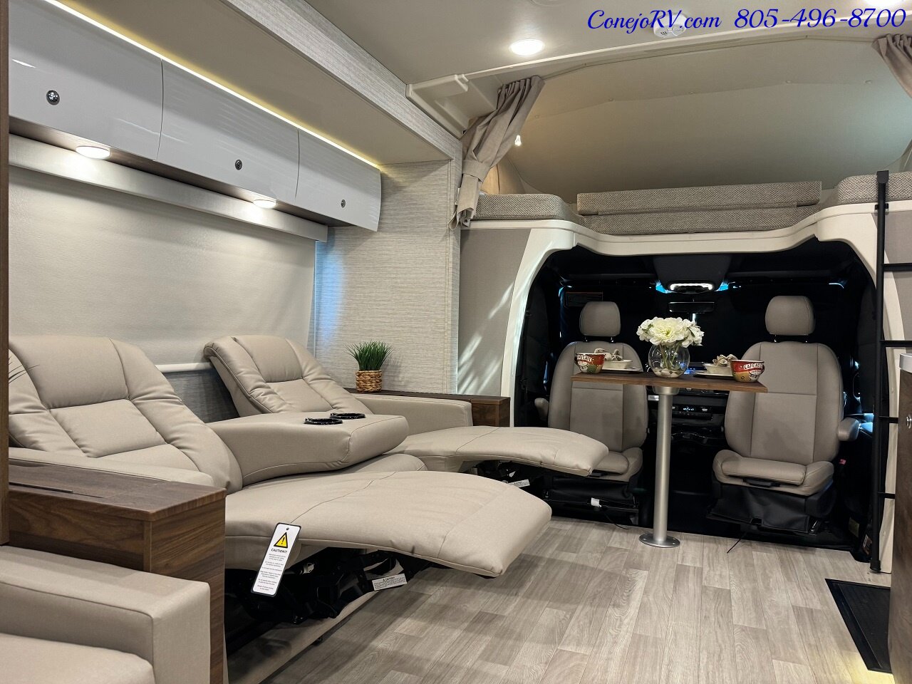 2025 Winnebago Navion 24D Full Wall Slide-Out Mercedes Turbo Diesel Full  Body Paint - Photo 30 - Thousand Oaks, CA 91360