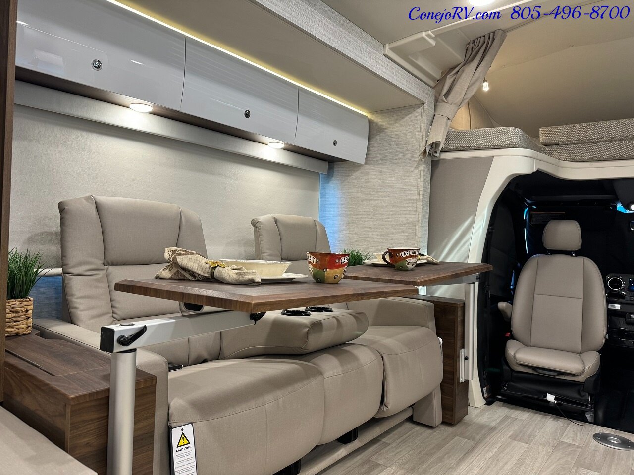 2025 Winnebago Navion 24D Full Wall Slide-Out Mercedes Turbo Diesel Full  Body Paint - Photo 10 - Thousand Oaks, CA 91360