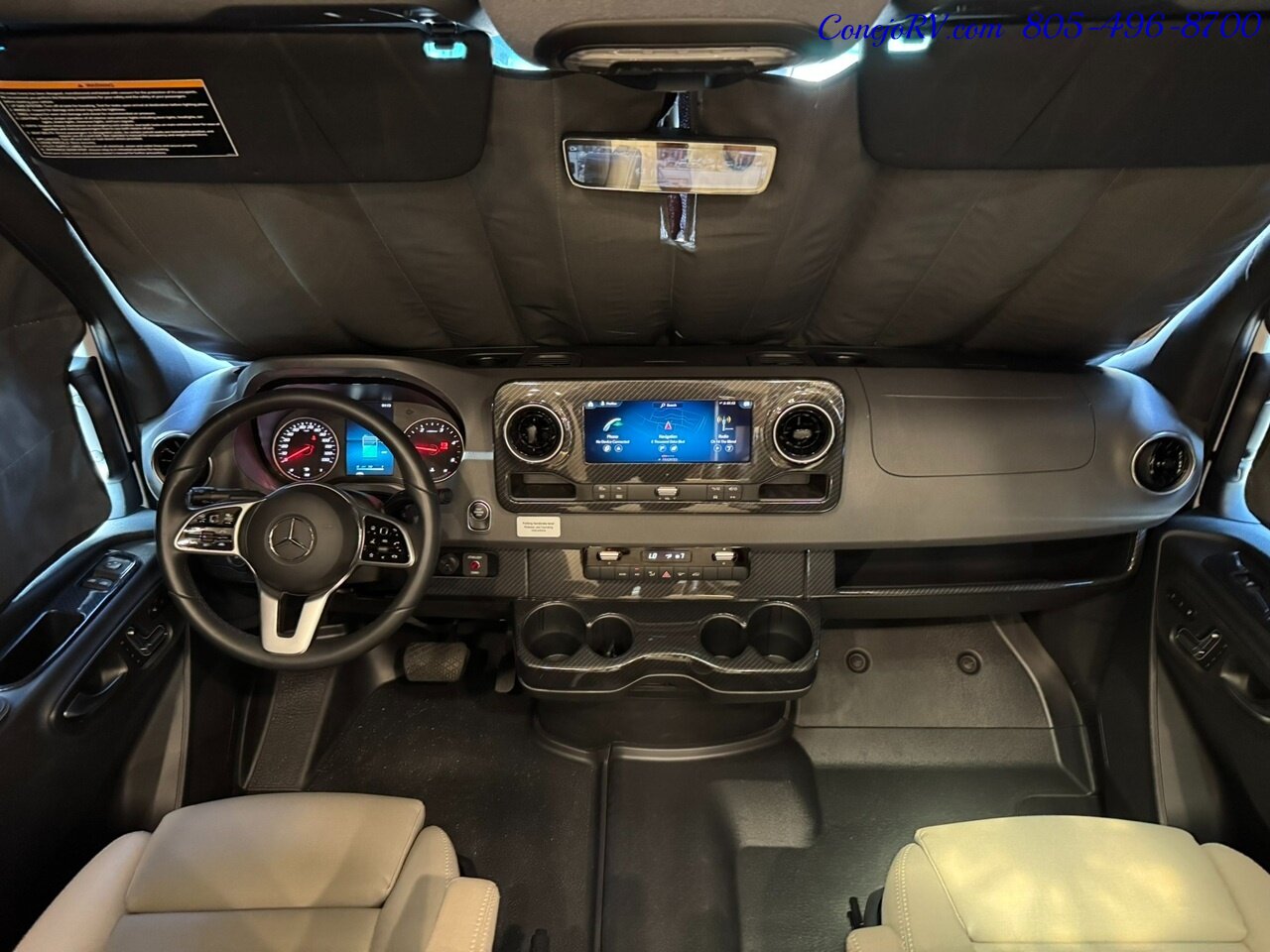 2025 Winnebago Navion 24D Full Wall Slide-Out Mercedes Turbo Diesel Full Body Paint 3K Miles - Photo 33 - Thousand Oaks, CA 91360