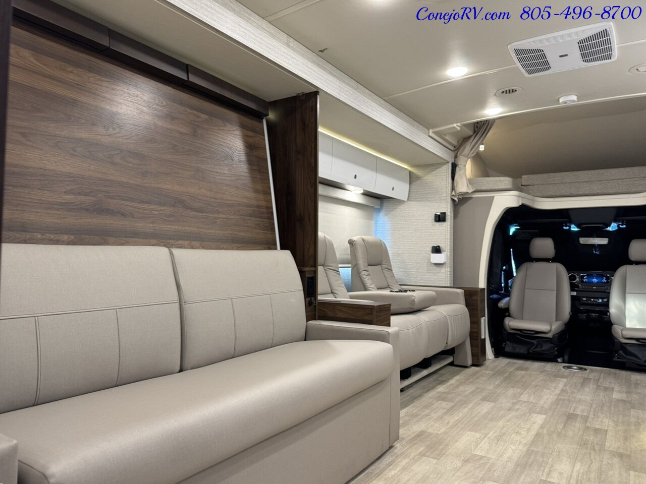 2025 Winnebago Navion 24D Full Wall Slide-Out Mercedes Turbo Diesel Full Body Paint 3K Miles - Photo 23 - Thousand Oaks, CA 91360
