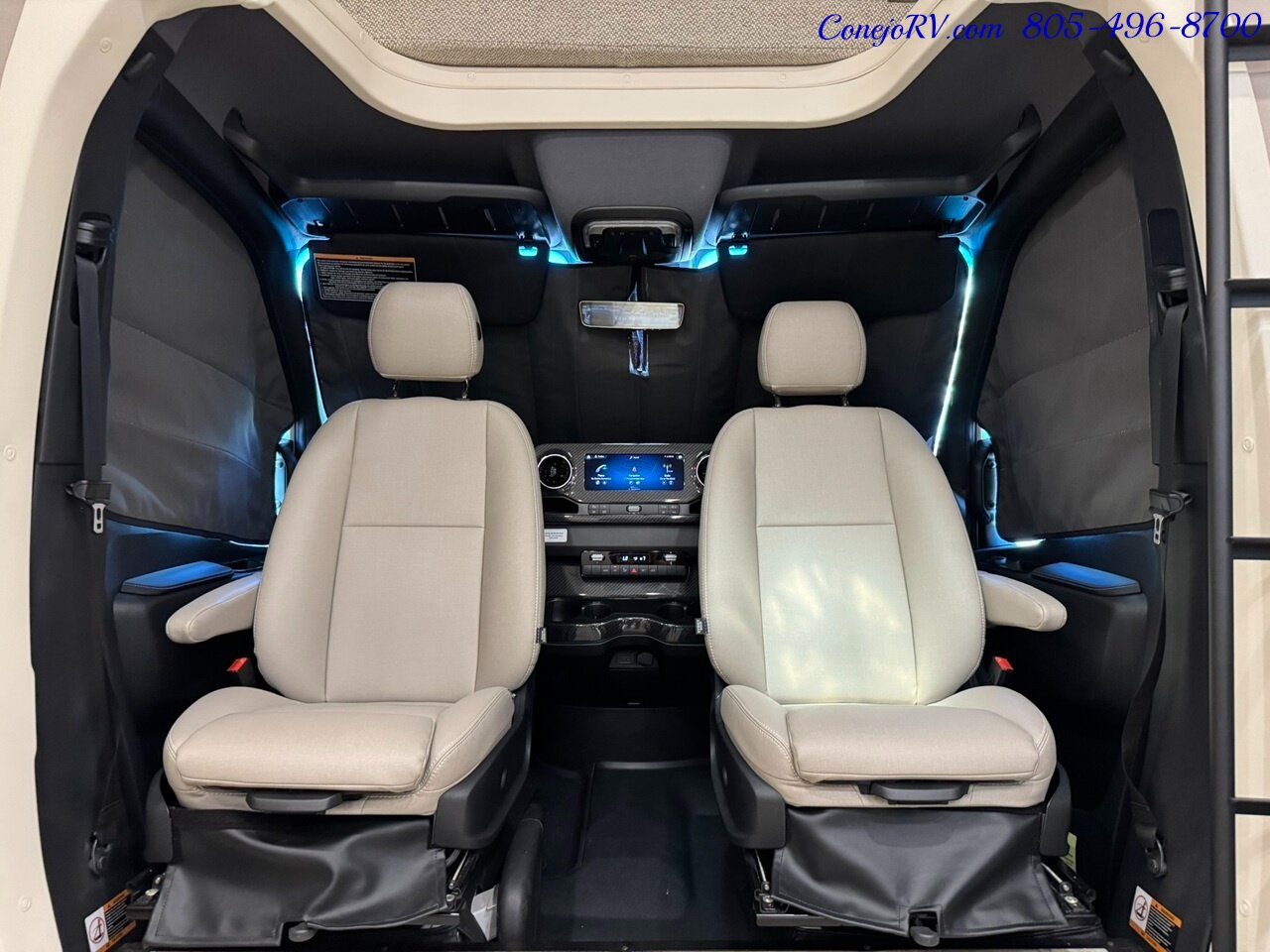 2025 Winnebago Navion 24D Full Wall Slide-Out Mercedes Turbo Diesel Full Body Paint 3K Miles - Photo 29 - Thousand Oaks, CA 91360