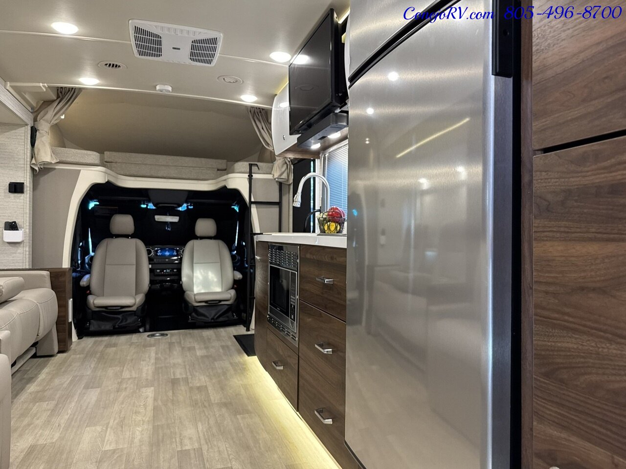 2025 Winnebago Navion 24D Full Wall Slide-Out Mercedes Turbo Diesel Full Body Paint 3K Miles - Photo 24 - Thousand Oaks, CA 91360