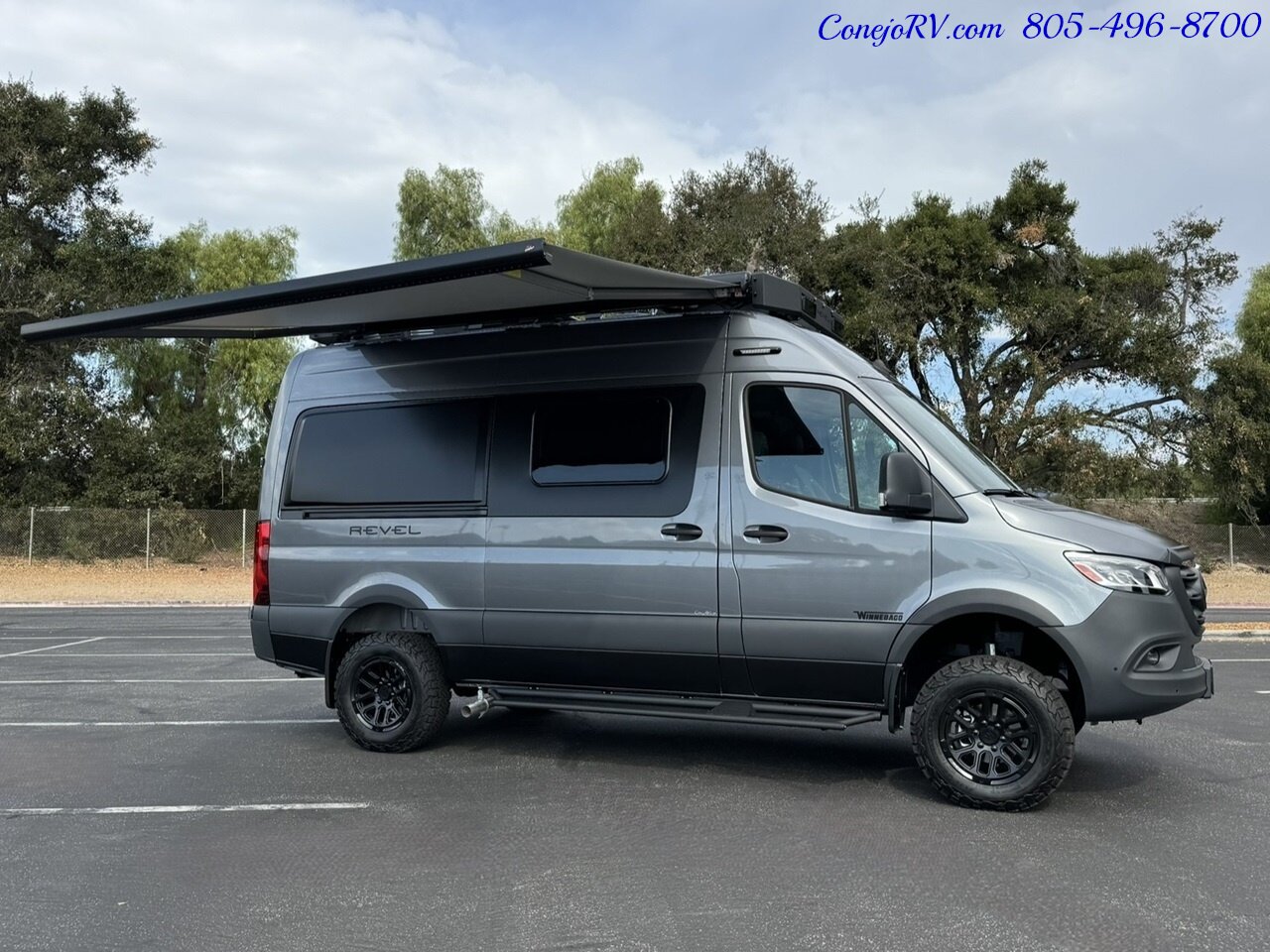 2025 Winnebago Revel 44E AWD Sprinter Mercedes Turbo Diesel, 8.4KWH  Lithionics System - Photo 40 - Thousand Oaks, CA 91360