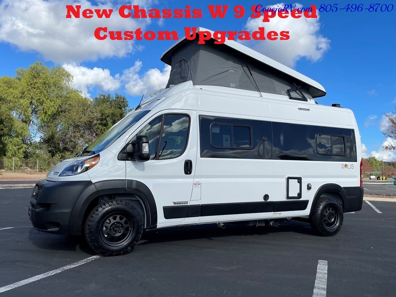 2023 WINNEBAGO Solis 59P Murphy Bed Pop Top Full Galley New Chassis  Adaptive Cruise - Photo 1 - Thousand Oaks, CA 91360