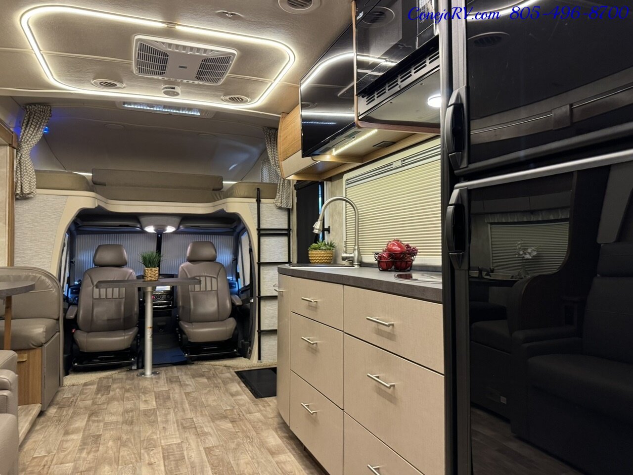 2019 Winnebago Navion 24D Full Wall Slide-Out Mercedes Turbo Diesel 17K  Miles - Photo 28 - Thousand Oaks, CA 91360