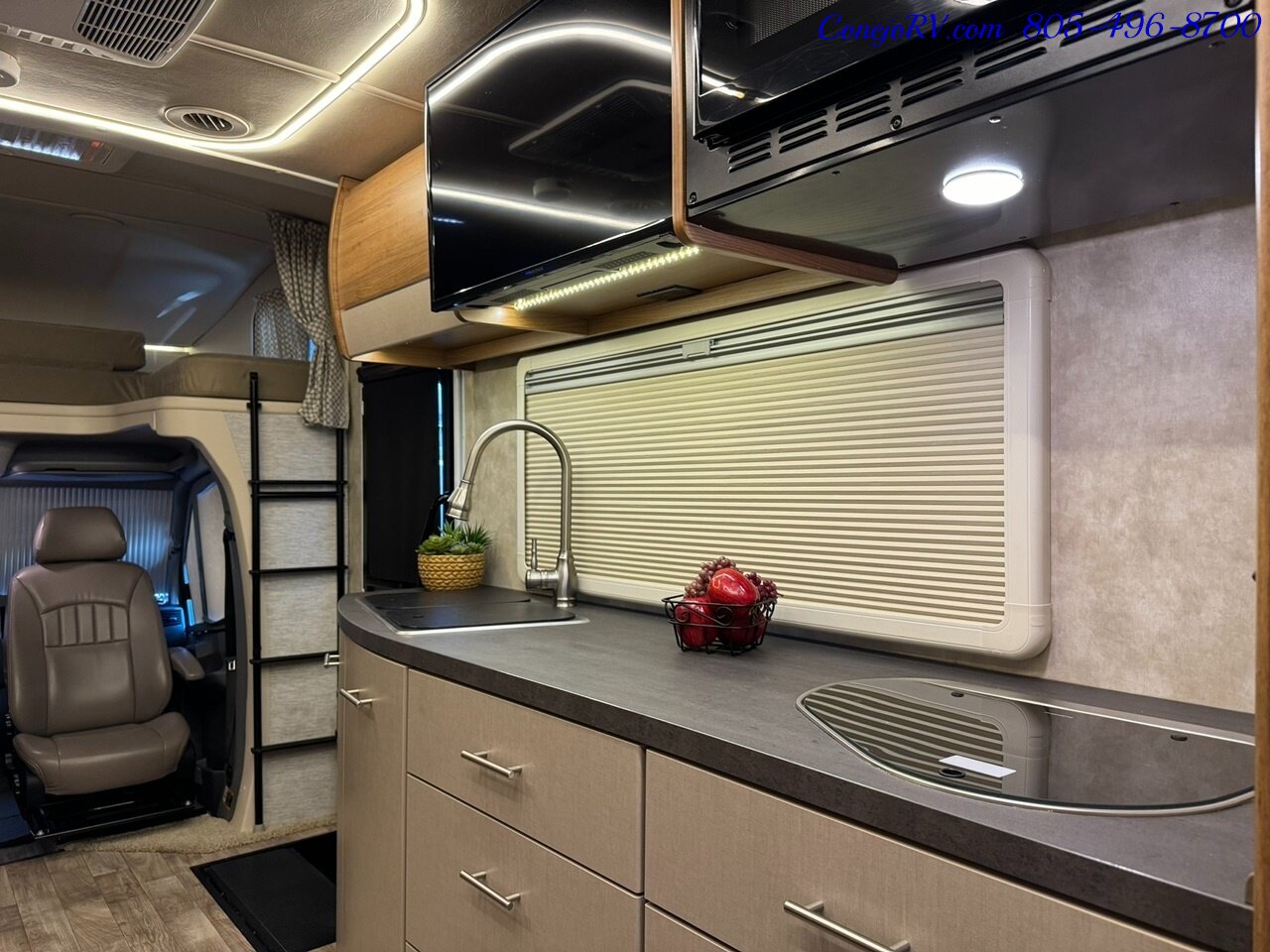 2019 Winnebago Navion 24D Full Wall Slide-Out Mercedes Turbo Diesel 17K  Miles - Photo 17 - Thousand Oaks, CA 91360