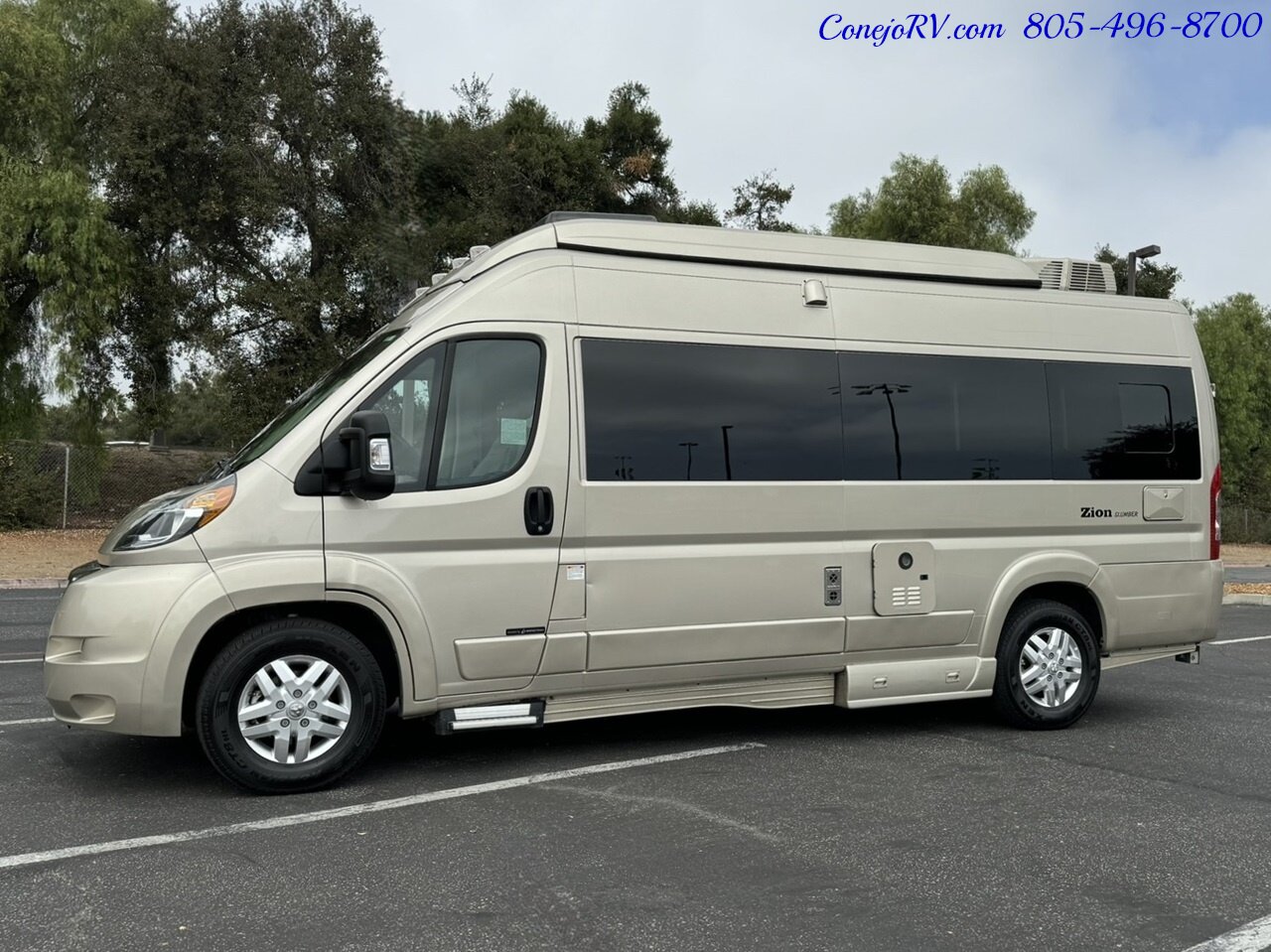 2021 Roadtrek Zion Slumber Lithium System Power Lounge Opposing Couches Pop  Top - Photo 41 - Thousand Oaks, CA 91360