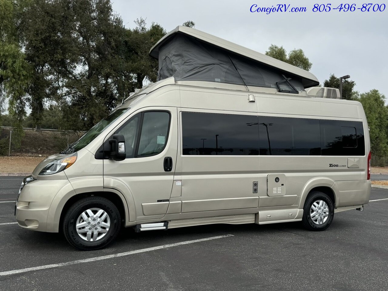 2021 Roadtrek Zion Slumber Lithium System Power Lounge Opposing Couches Pop  Top - Photo 1 - Thousand Oaks, CA 91360