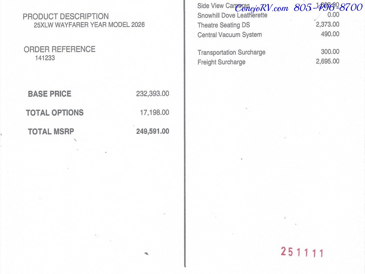 2026 Tiffin Wayfarer 25XLW Slide-Out Theater Seats Mercedes Turbo Diesel Full Body Paint - Photo 58 - Thousand Oaks, CA 91360