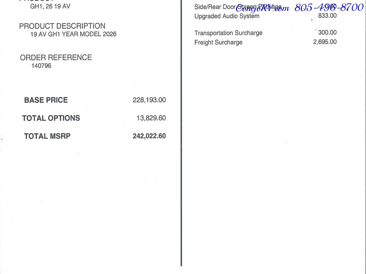 2026 Tiffin GH1 AWD Sprinter Mercedes Turbo Diesel 540AH Battle  Born Lithium Ion Kit - Photo 47 - Thousand Oaks, CA 91360