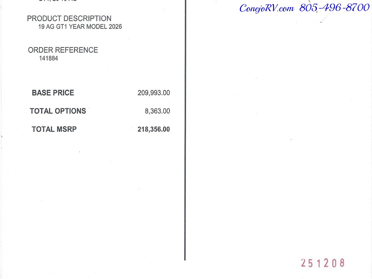 2026 Tiffin GT1 AWD Mercedes Sprinter Turbo Diesel Luxury Touring  Van - Photo 44 - Thousand Oaks, CA 91360