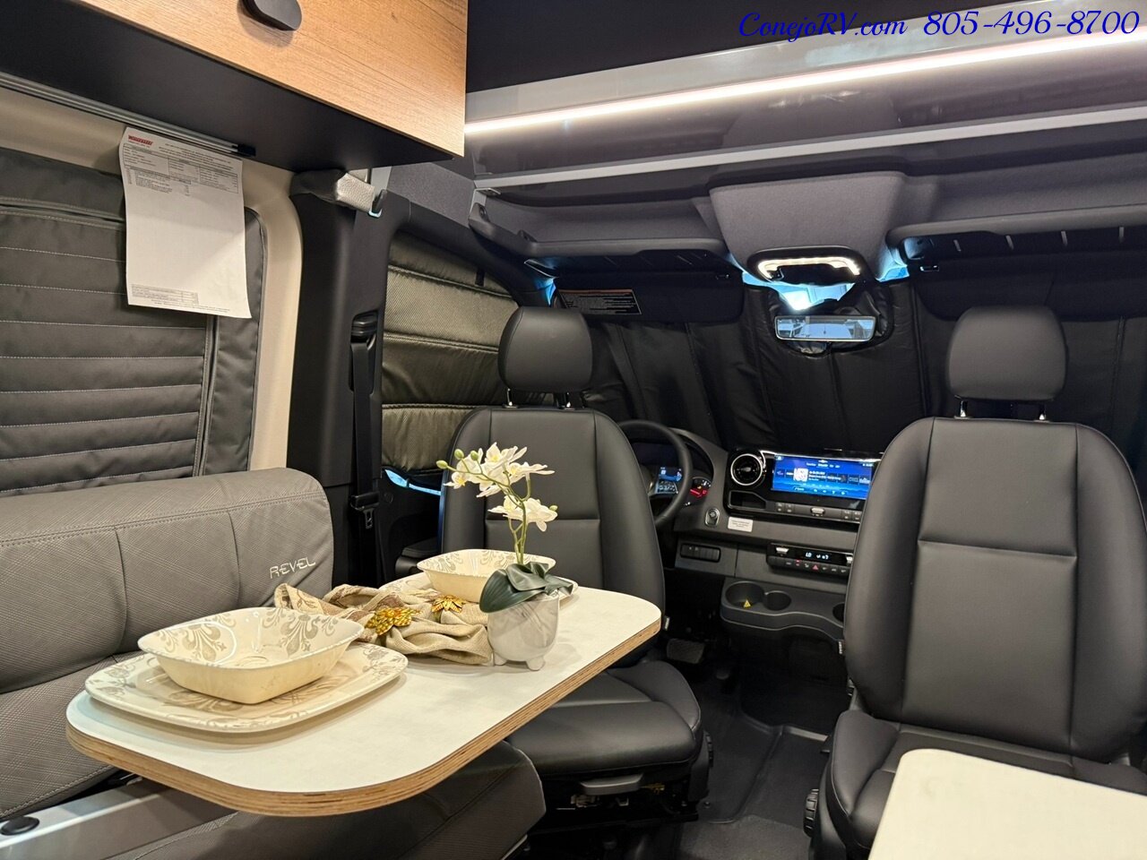 2027 Winnebago Revel 44EC AWD Sofa Sprinter Mercedes Turbo Diesel, 8.4KWH Lithionics Lithium System - Photo 27 - Thousand Oaks, CA 91360