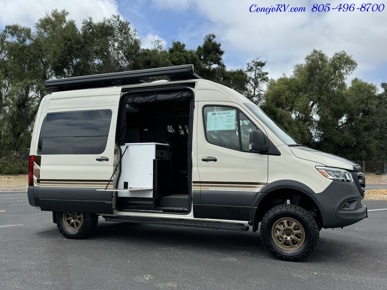 2024 Storyteller Overland Classic Mode AWD Lithionics Lithium System Mercedes Sprinter  Turbo Diesel Custom Graphics 15K Factory Rebate - Photo 43 - Thousand Oaks, CA 91360