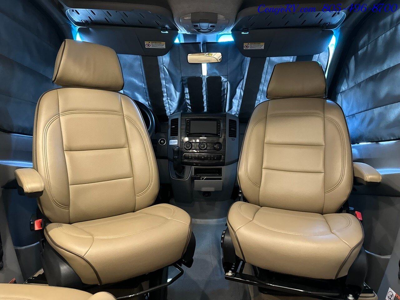 2017 Coachmen Galleria 24Q Rear Lounge Quad Captains Seats Mercedes Turbo  Diesel - Photo 35 - Thousand Oaks, CA 91360