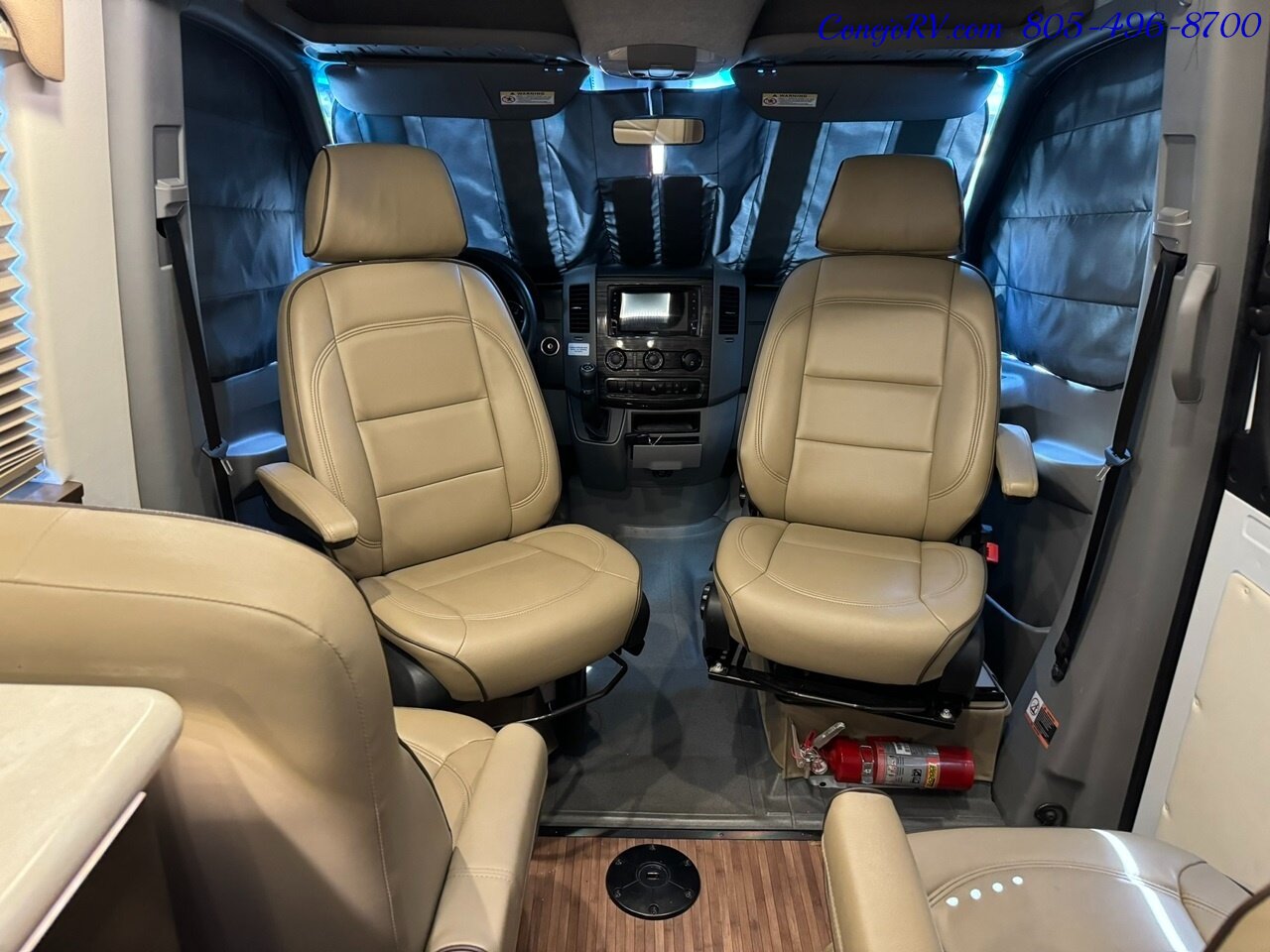 2017 Coachmen Galleria 24Q Rear Lounge Quad Captains Seats Mercedes Turbo  Diesel - Photo 34 - Thousand Oaks, CA 91360