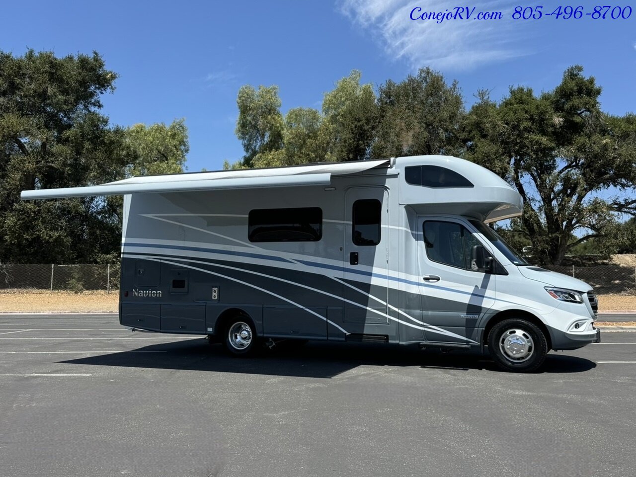 2025 Winnebago Navion 24D Full Wall Slide-Out Mercedes Turbo Diesel Full  Body Paint - Photo 50 - Thousand Oaks, CA 91360