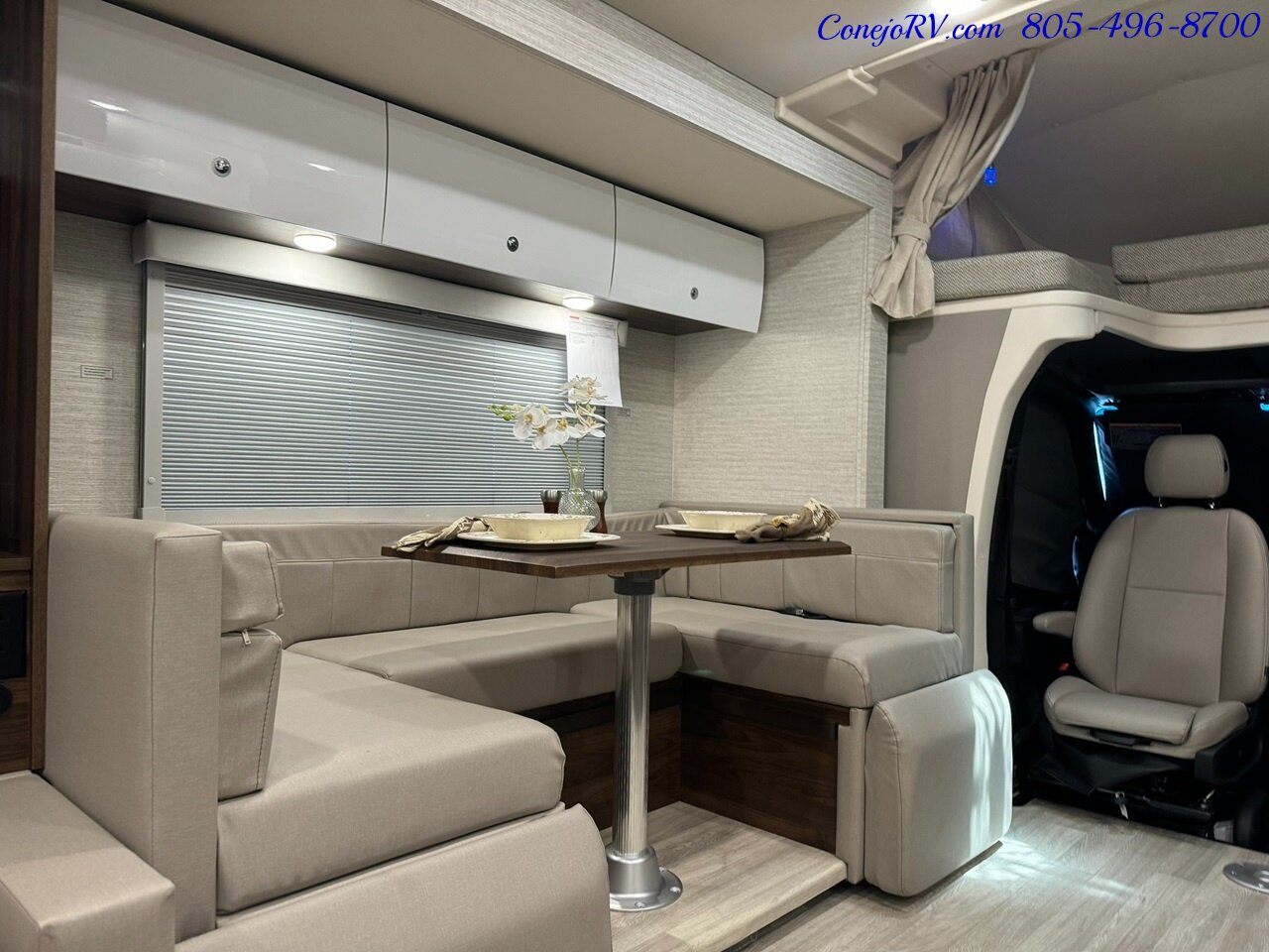 2025 Winnebago Navion 24D Full Wall Slide-Out Mercedes Turbo Diesel Full  Body Paint - Photo 10 - Thousand Oaks, CA 91360