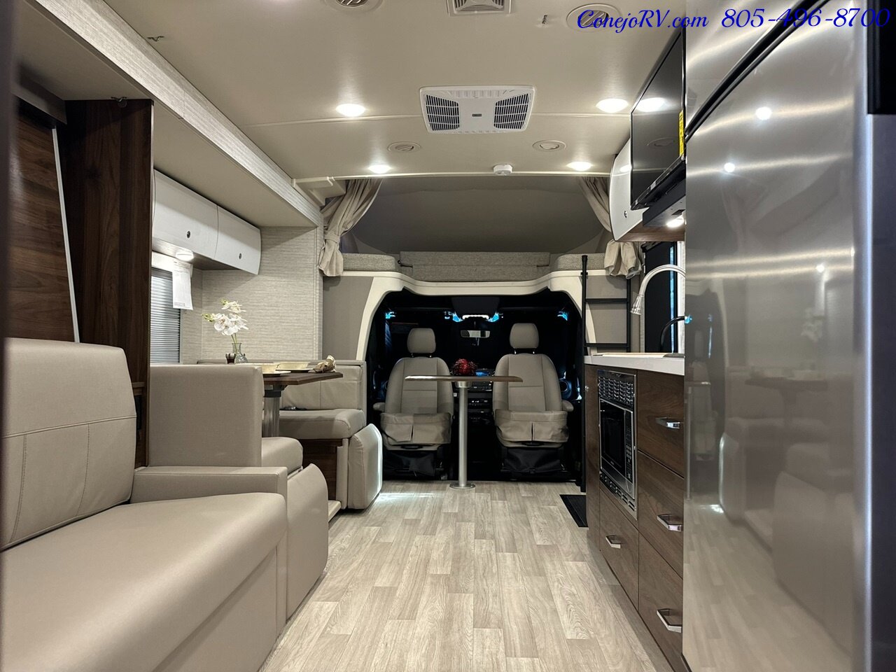 2025 Winnebago Navion 24D Full Wall Slide-Out Mercedes Turbo Diesel Full  Body Paint - Photo 28 - Thousand Oaks, CA 91360