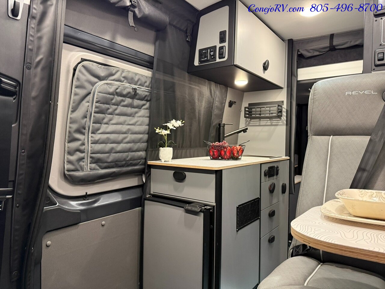 2027 Winnebago Revel 44E AWD Sprinter Mercedes Turbo Diesel, 8.4KWH  Lithionics System - Photo 7 - Thousand Oaks, CA 91360