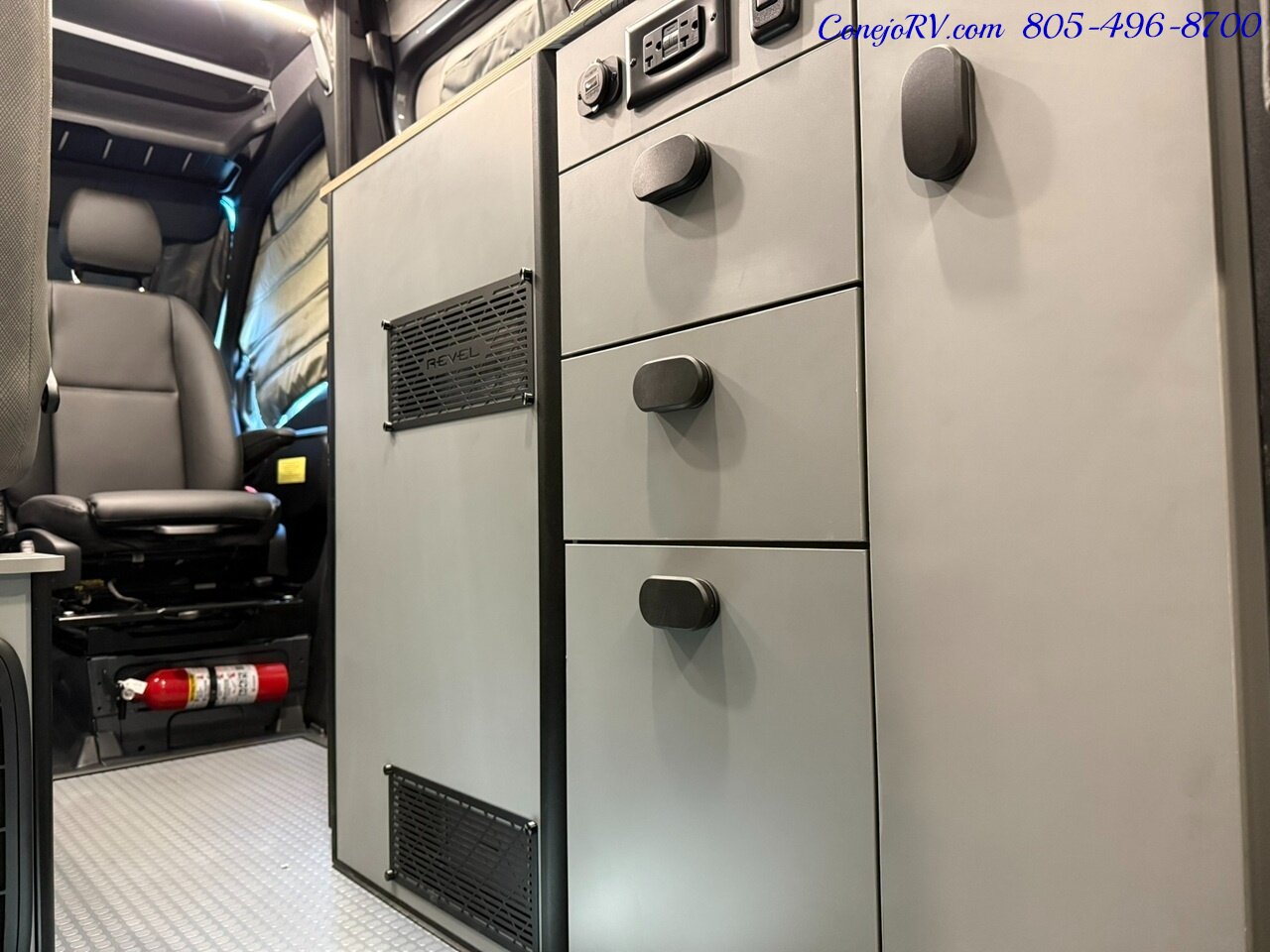 2027 Winnebago Revel 44E AWD Sprinter Mercedes Turbo Diesel, 8.4KWH  Lithionics System - Photo 14 - Thousand Oaks, CA 91360