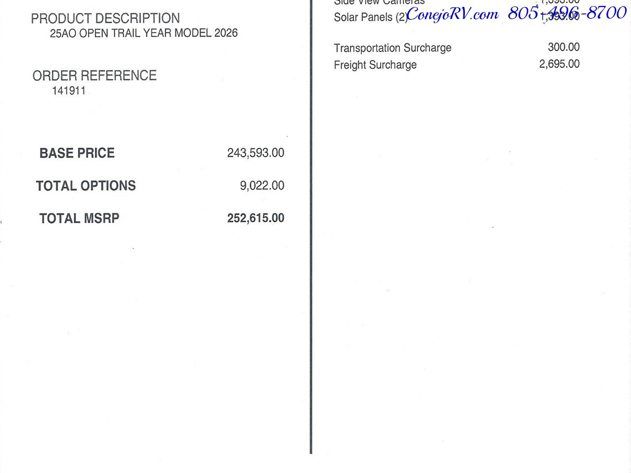 2026 Tiffin Open Trail 25AO Mercedes Sprinter Lithium Power All Wheel Drive!   - Photo 54 - Thousand Oaks, CA 91360