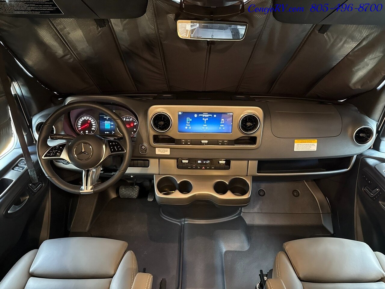 2027 Winnebago View 24D Full Wall Slide Murphy Bed Mercedes Turbo Diesel  Full Body Paint - Photo 29 - Thousand Oaks, CA 91360