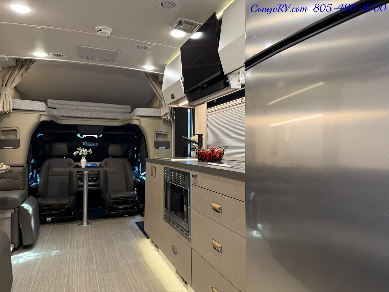 2027 Winnebago View 24D Full Wall Slide Murphy Bed Mercedes Turbo Diesel  Full Body Paint - Photo 24 - Thousand Oaks, CA 91360