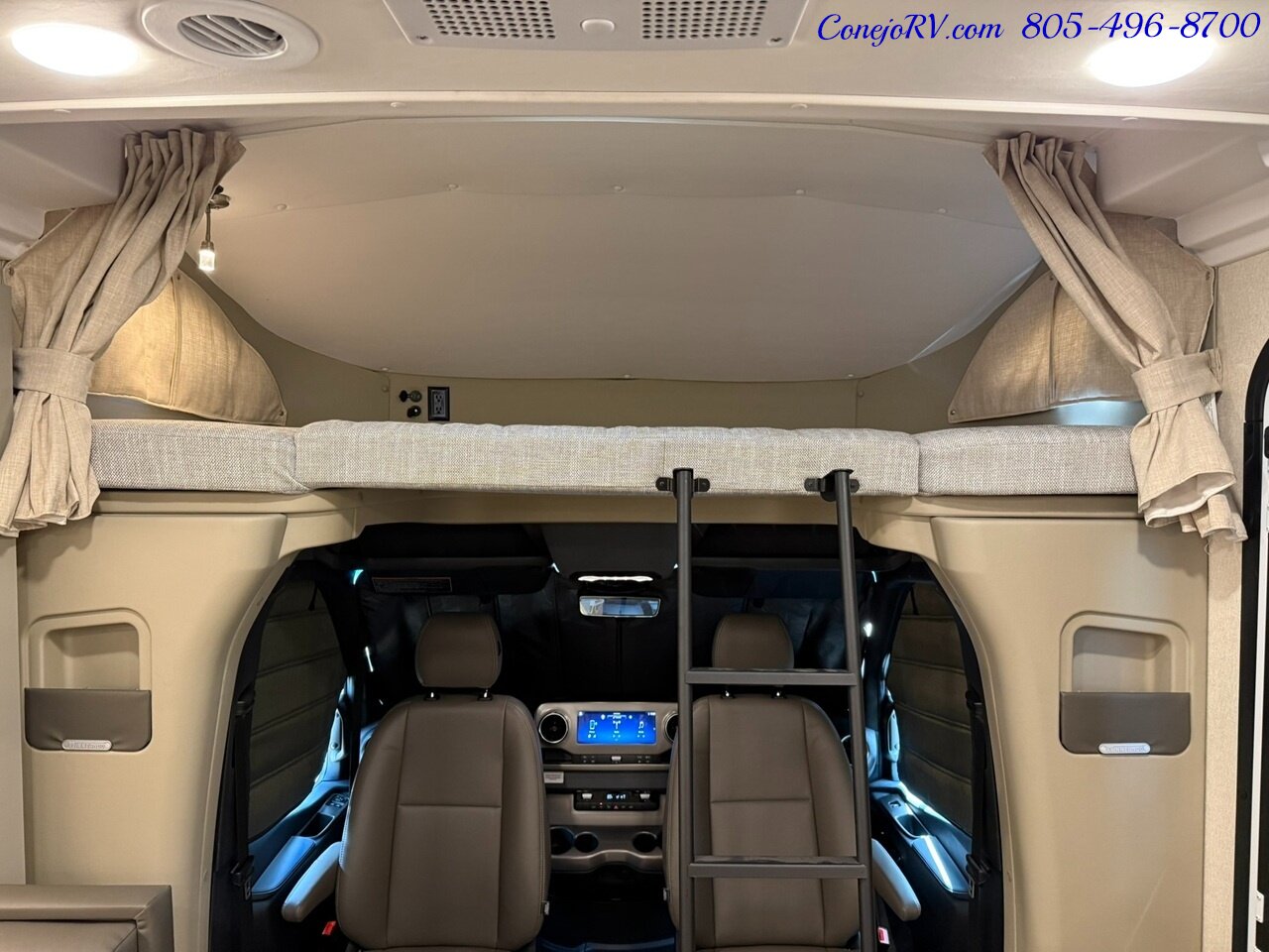 2027 Winnebago View 24D Full Wall Slide Murphy Bed Mercedes Turbo Diesel  Full Body Paint - Photo 28 - Thousand Oaks, CA 91360