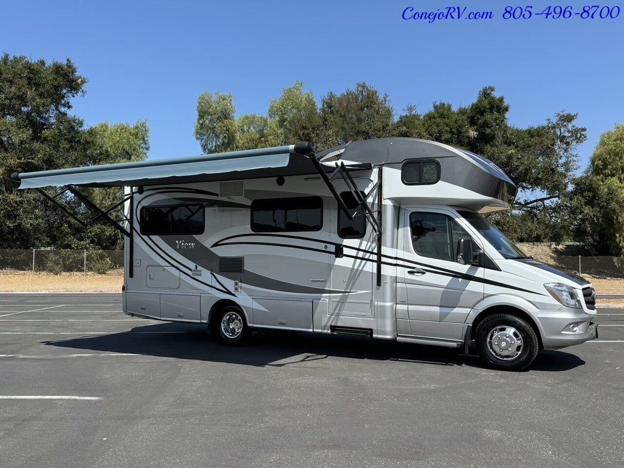 2015 Winnebago View 24J Slide-Out Mercedes Turbo Diesel Full Body Paint  43K Miles - Photo 43 - Thousand Oaks, CA 91360