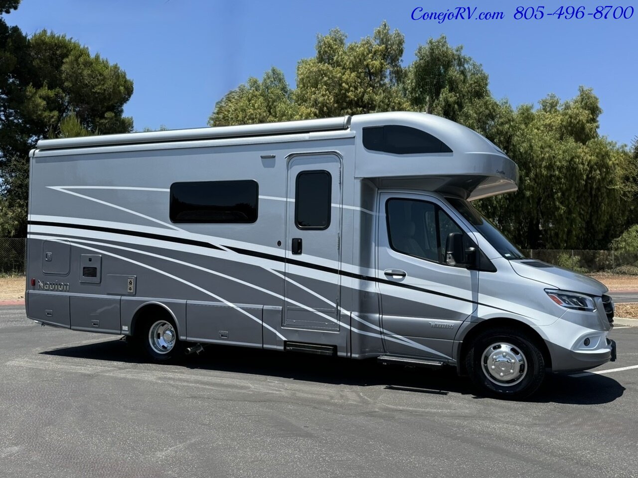 2025 Winnebago Navion 24D Full Wall Slide-Out Mercedes Turbo Diesel Full  Body Paint - Photo 3 - Thousand Oaks, CA 91360