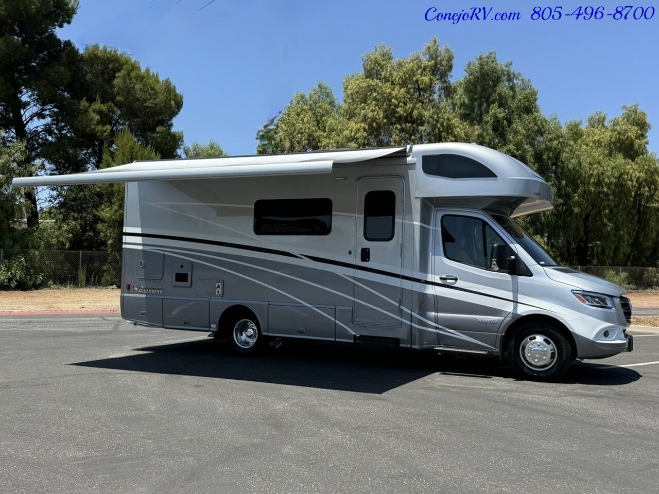 2025 Winnebago Navion 24D Full Wall Slide-Out Mercedes Turbo Diesel Full  Body Paint - Photo 51 - Thousand Oaks, CA 91360