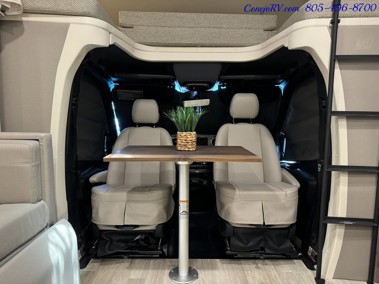 2025 Winnebago Navion 24D Full Wall Slide-Out Mercedes Turbo Diesel Full  Body Paint - Photo 30 - Thousand Oaks, CA 91360