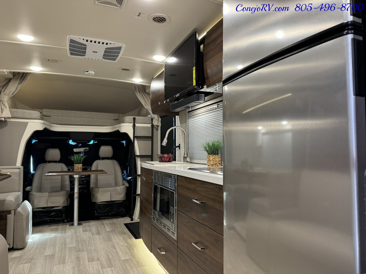 2025 Winnebago Navion 24D Full Wall Slide-Out Mercedes Turbo Diesel Full  Body Paint - Photo 29 - Thousand Oaks, CA 91360