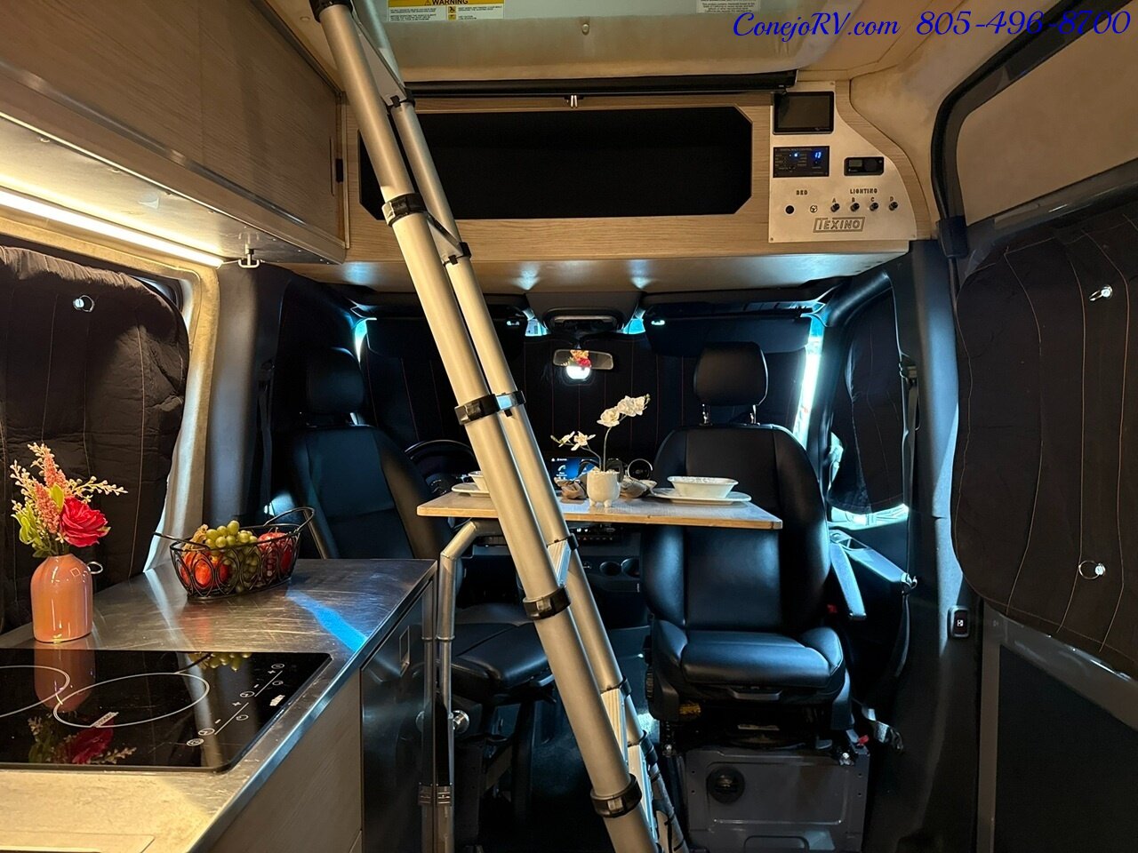 2020 Texino Switchback II Mercedes Turbo Diesel Sprinter 144 High Top Pop  Top 28K Miles - Photo 21 - Thousand Oaks, CA 91360