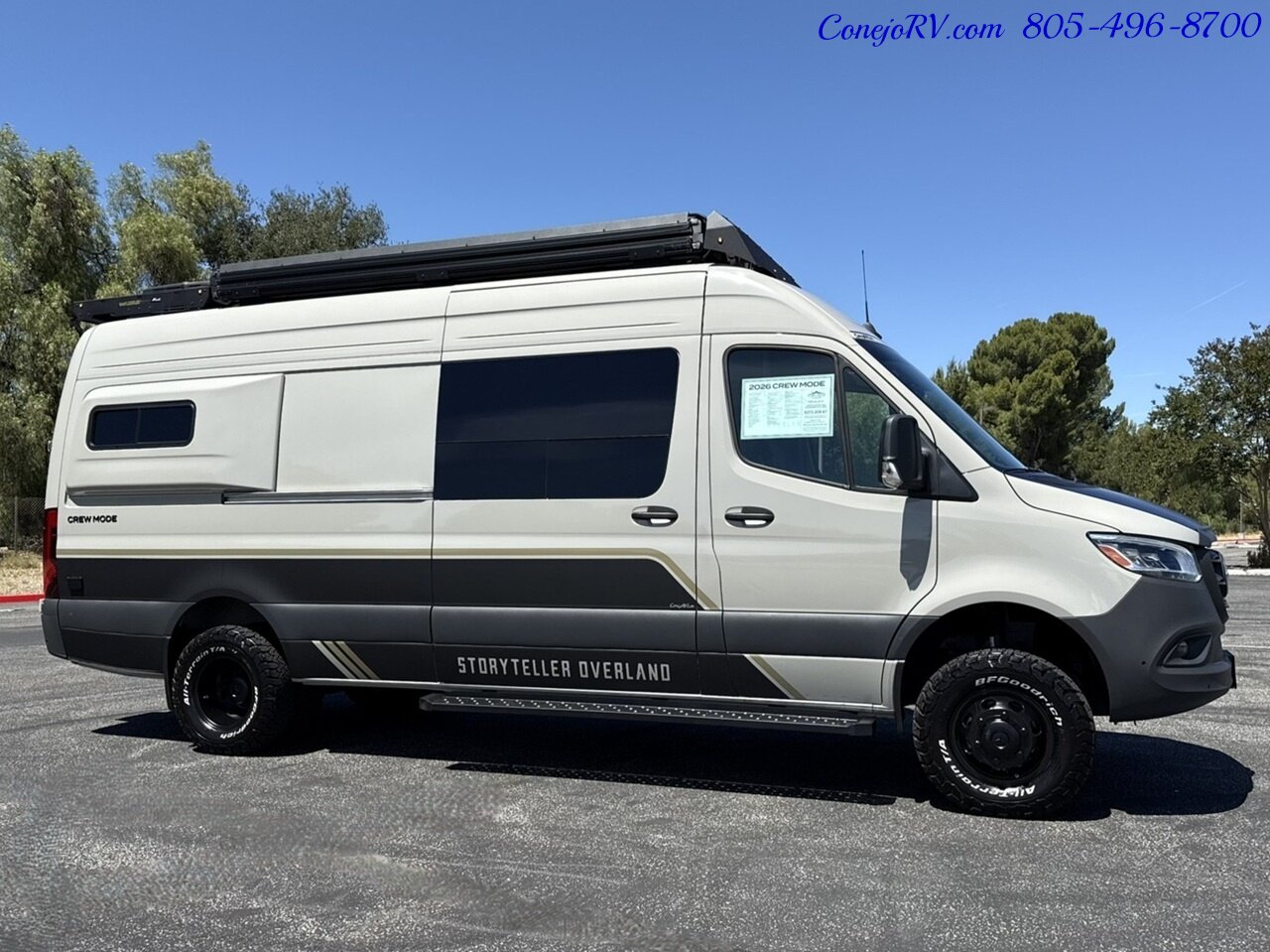 2026 Storyteller Overland Crew Mode XL AWD Pop Top 16.8kWh Lithonics Lithium System  Mercedes Turbo Diesel - Photo 3 - Thousand Oaks, CA 91360