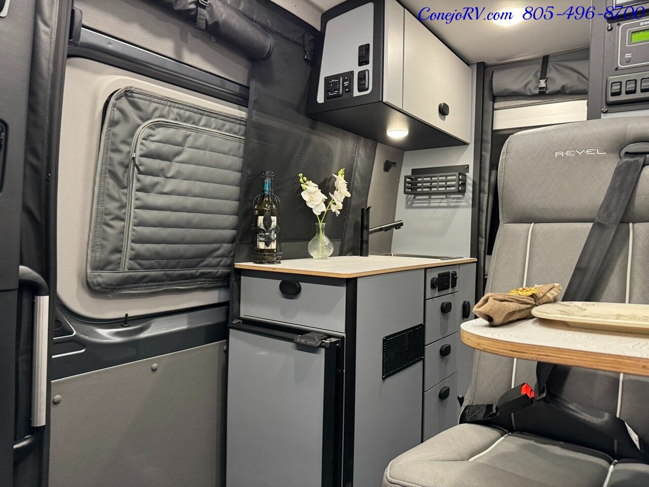 2025 Winnebago Revel 44E AWD Sprinter Mercedes Turbo Diesel, 8.4KWH  Lithionics System - Photo 7 - Thousand Oaks, CA 91360