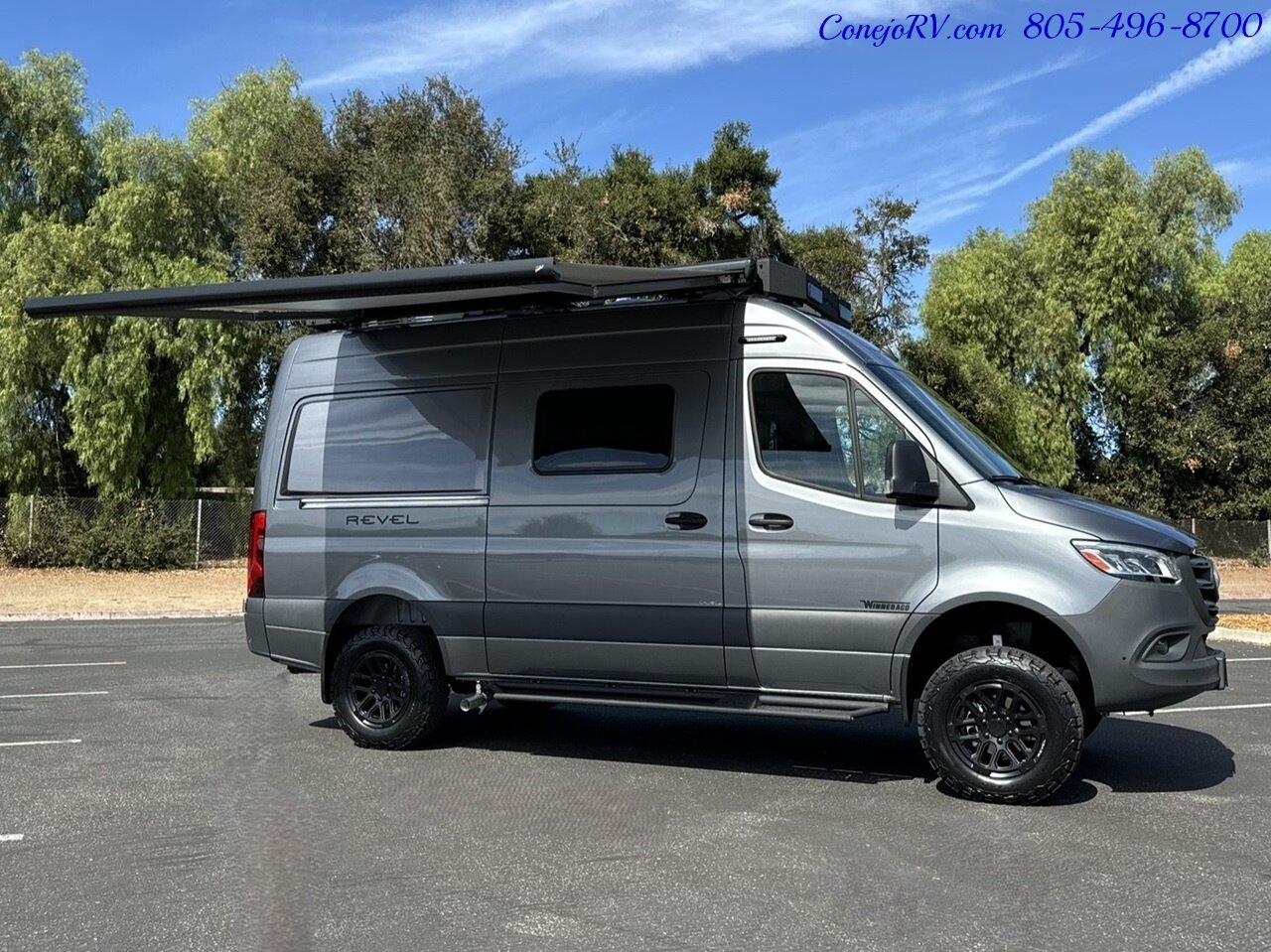 2025 Winnebago Revel 44E AWD Sprinter Mercedes Turbo Diesel, 8.4KWH  Lithionics System - Photo 41 - Thousand Oaks, CA 91360