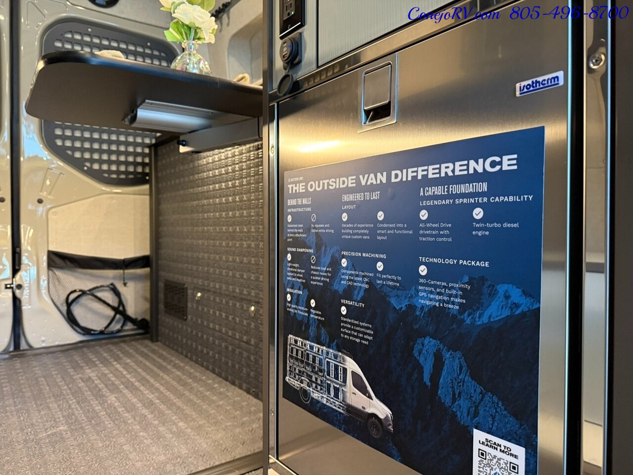 2026 Outside Van Overnight Pop Top Quad Captains Seats 620AH Lithionics  Lithium System Adventure Van - Photo 11 - Thousand Oaks, CA 91360